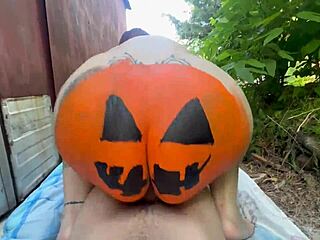 horny puta craves halloween oral