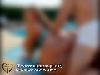 Stepmom's Oily Back Rub Turns into Teasing Milf Massage