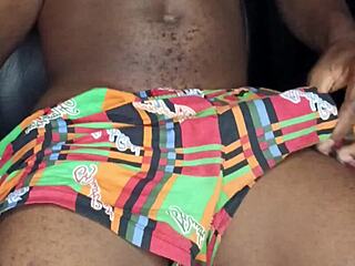 African Amateur's Massive BBC Jerks Solo in Homemade Stroke Fest