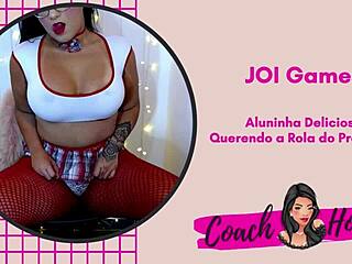 aluninha sits on prof's dick joi game 😍 punheta guiada