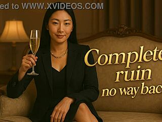 Asian findom goddess ruins you completely - beg for mercy?!
