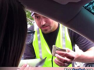 can tiny joseline handle that parking ticket with her mouth?