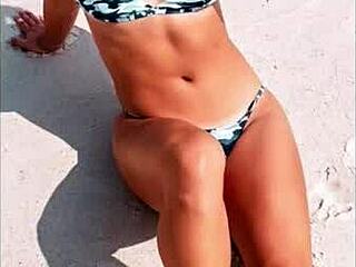 bikini girls on beach flashing tits and asses pt3 real outdoor fun
