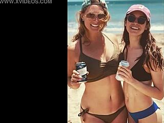 bikini girls on beach flashing tits and asses pt3 real outdoor fun