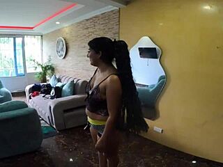 Slutty Stepsis Dances Submissive While I Pound Her Wet Latina Pussy!