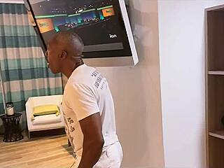 colombian blonde monique fuentes takes roommate's bbc doggystyle rough