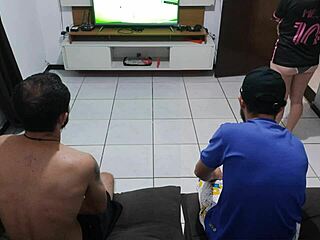 hubby lost bet so watch me fuck his friend right in front of you?