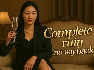 Asian findom goddess ruins you completely - beg for mercy?!