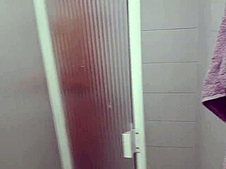 i jerk off spying stepsis shower... she spots me and grabs my cock 🔥🧼🍆