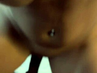 kalena mitrak sits bounces shows big tanned ass