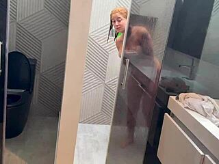 i fuck my stepdad in shower doggystyle then swallow his huge load 💦😈