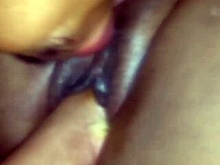 juicy bbw prostitute's fat ass gets homemade creampie after ebony licking massage