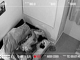 Hidden cam catches real amateur couple fucking hard in airbnb
