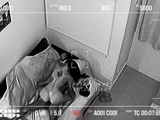 Hidden cam catches real amateur couple fucking hard in airbnb