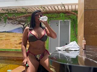 wanna cum in public pool while groping that tanning latina bitch?