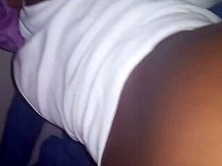 juicy ebony princess teases her black curves in homemade clip