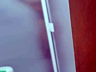 i jerk off spying stepsis shower... she spots me and grabs my cock 🔥🧼🍆