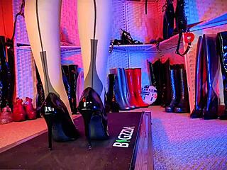Daily Treadmill Tease in Office Heels and Nylon ASMR
