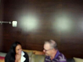 Double Anal Creampie for Big Tits Brunette in Rough DP