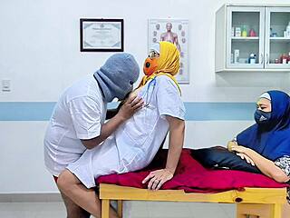 Muslim hijab doctor, you ready for patient cock while wife watches?