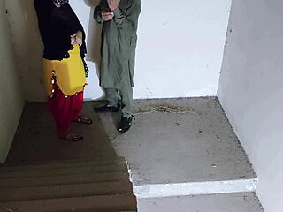 Meet My Horny Big Tits Sister-In-Law Moaning On Stairs Begging For Rough Fuck!