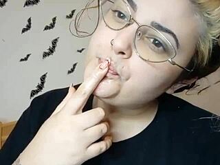Chubby latina mommy's hairy armpits and belly in new rough daddy fetish humiliation