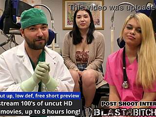 Mina Moon Sucks Patient Cock Nurse Fucked Missionary Doggy
