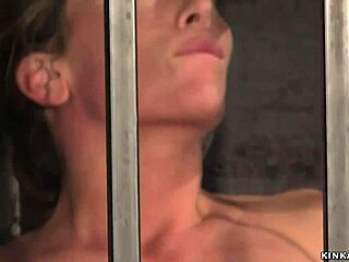 Busty Slave Whips Bound Helpless Sub In Brutal BDSM Pain Session
