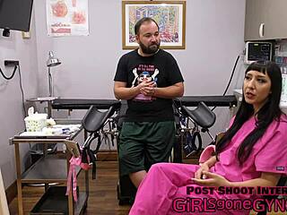 Selena sativa's nurse vibrator exam! 🩺😈