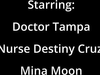 Mina Moon Sucks Patient Cock Nurse Fucked Missionary Doggy