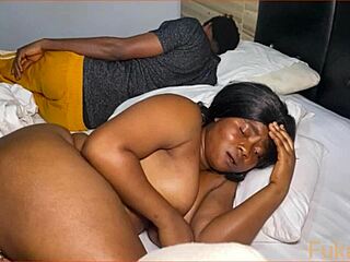 Intriguing housewife sneaks big black cock neighbor fuck caught by husband