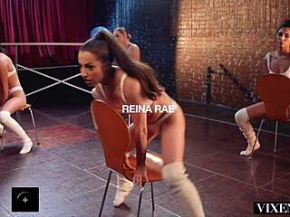 Vixen ballerinas dive into wild five-girl lesbian orgy frenzy