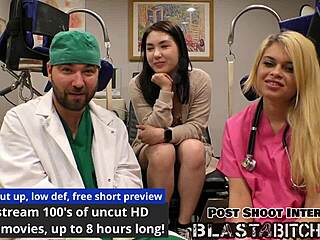 Mina Moon Sucks Patient Cock Nurse Fucked Missionary Doggy