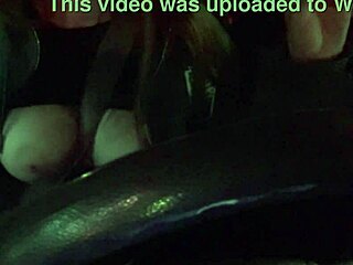 italian milf flashes juicy big tits during hot solo car ride outdoors