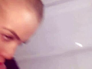 horny couple risks it all with rough public toilet doggystyle pounding