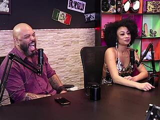 Lady Snow and Lord Kenobi deliver best sensual casting moments part 6 on sheer red