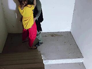 Meet My Horny Big Tits Sister-In-Law Moaning On Stairs Begging For Rough Fuck!