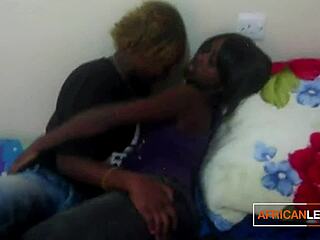 two ebony besties lick big asses to hard orgasms
