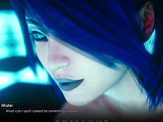 futa kleo screams as big cock pounds her tight ass deep in game roleplay