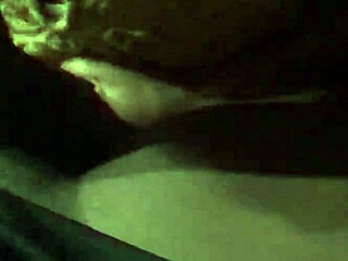BLINDFOLDED EBONY SLUT deepthroats that old BLACK COCK until CUM floods her masked mouth!