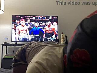 petite ebony nympho moans on big black cock during tyson fight?