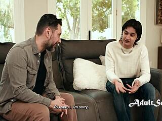 Family Scams Blindfolded Stepmom Dana Vespoli into Double Penetration with Stepsons