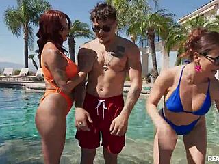 What Happens When Cougars Trap Pool Boy?