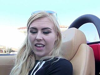 Hot blonde in lingerie RIMJOBS cock then takes MONSTER anal GAPING!
