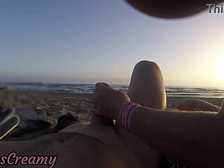 i flashed cock at stepdaughter beach she jerked cumshot public