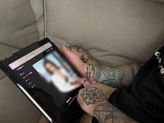 i cheated on my wife while she watched 😈 huge creampie finish 💦