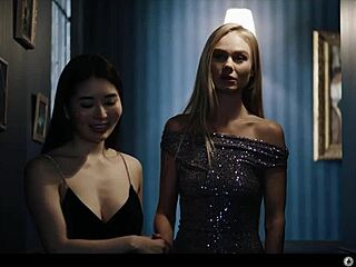 Vampire seduces Nancy Ace into stripping for Rikako Katayama's wet lesbian domination