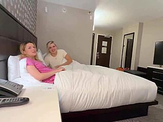 Thick Latina Stepsis Shares Room with Tiny College Teen Stepbro Dez Hansen Adaline Star