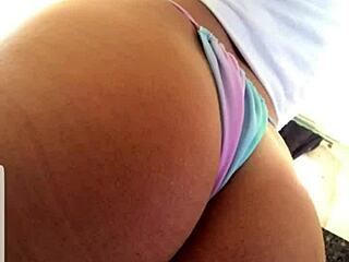 Pendeja argentina shows big ass on instagram tease