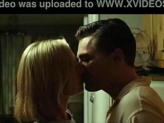 Kate and Leo heat up the kitchen in Revolutionary Road scene